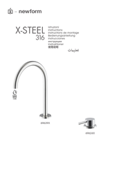 newform X-STEEL 316 69639X Instructions De Montage