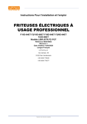 Lotus F23D-66ET Instructions Pour L'installation Et L'emploi