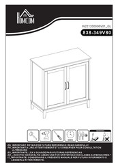 HOMCOM 838-349V80 Instructions De Montage