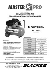 Masterpro 104279 Notice D'emploi