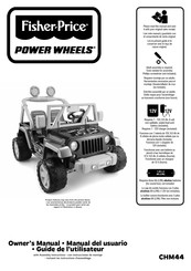 Fisher-Price POWER WHEELS CHM44 Guide De L'utilisateur