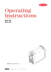 Fronius Ignis 180 Instructions De Service