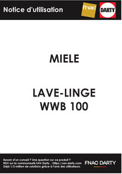 Miele WWB 100 Mode D'emploi