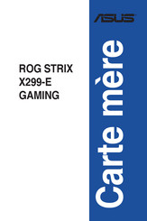 Asus ROG STRIX X299-E GAMING Mode D'emploi