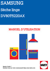 Samsung DV80T5220AX Manuel D'utilisation