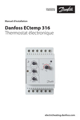 Danfoss ECtemp 316 Manuel D'installation
