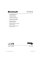 EINHELL 43.309.92 Instructions D'origine
