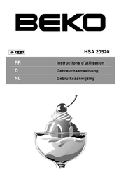 Beko HSA 20520 Instructions D'utilisation