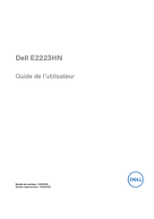 Dell E2223HN Guide De L'utilisateur