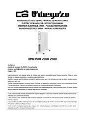 Orbegozo RMN 1500 Manuel D'instructions