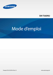 Samsung SM-T560NU Mode D'emploi