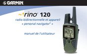 Garmin rino 120 Manuel De L'utilisateur