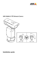 Axis Q8685-E Guide D'installation