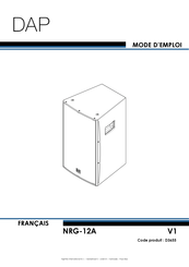 DAP NRG-12A Mode D'emploi