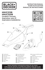 Black & Decker HNVC220B Guide D'utilisation