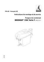 Beko BM32UVF Instructions De Montage Et De Service
