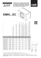 Ruck Ventilatoren EMKI 6035 EC 20 Instructions De Montage