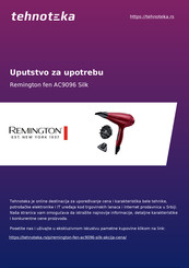 Remington Professional Silk Dryer Mode D'emploi