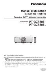 Panasonic PT-DZ680E Manuel D'utilisation