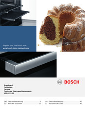 Bosch HCE422120 Notice D'utilisation
