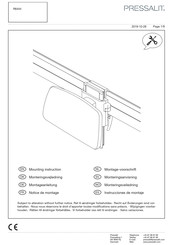 Pressalit R6444 Notice De Montage