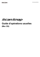 Ricoh ScanSnap S1100i Guide D'opération