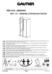 Gautier GRAPHIC A15 173 Instructions De Montage