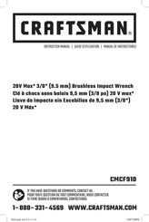 Craftsman CMCF910 Traduction De La Notice D'instructions Originale