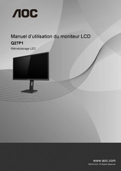 AOC Q27P1 Manuel D'utilisation