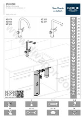 Grohe RED 30328001 Instructions De Montage