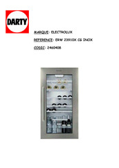 Electrolux ERW 23910 X Notice D'utilisation