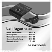 Num'axes Canifugue FUG1032 Guide D'utilisation