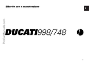 Ducati 998 SBK 2001 Manuel D'utilisation Et Entretien