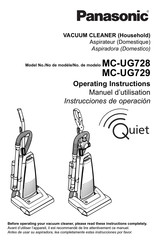 Panasonic MC-UG728 Manuel D'utilisation