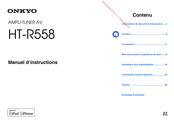 Onkyo HT-R558 Manuel D'instructions