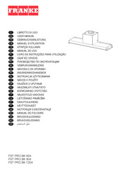 Franke FST PRO BK 904 Manuel D'utilisation