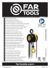 Far Tools CH 1T Notice Originale