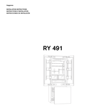 Gaggenau RY 491 Instructions D'installation