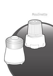 Moulinex Moulinette DP810810 Mode D'emploi