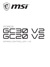 MSI FORCE GC30 V2 Mode D'emploi