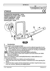 Velleman VTMG10 Mode D'emploi