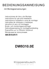Kuppersbusch DW9310.0E Instructions D'utilisation