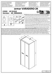 INOSIGN Varadero UP 01263 Instructions D'assemblage