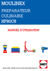 Moulinex Companion XL HF80C8 Mode D'emploi