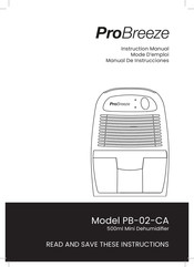 ProBreeze PB-02-CA Mode D'emploi