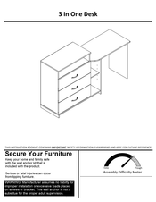 Ameriwood HOME 9866012COM Mode D'emploi