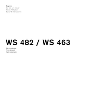 Gaggenau WS 463 Notice D'utilisation