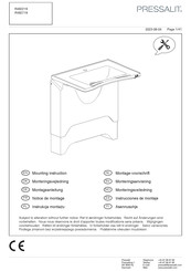 Pressalit MATRIX R482719 Notice De Montage