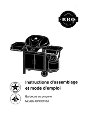 BBQ GPC2618J Instructions D'assemblage Et Mode D'emploi