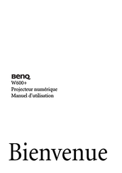 BenQ W600+ Manuel D'utilisation